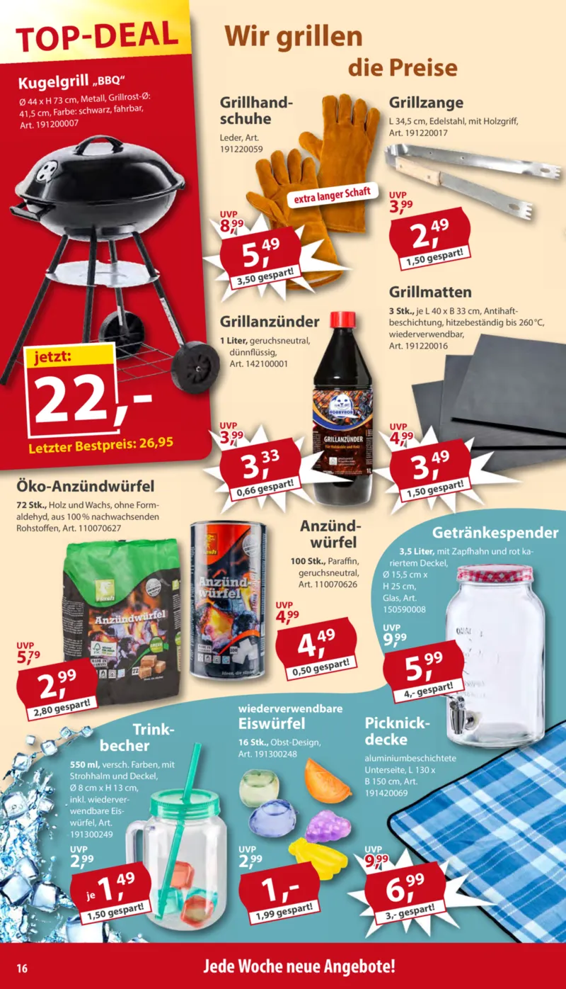Sonderpreis Baumarkt Prospekt vom 23.05.2026, Seite 16