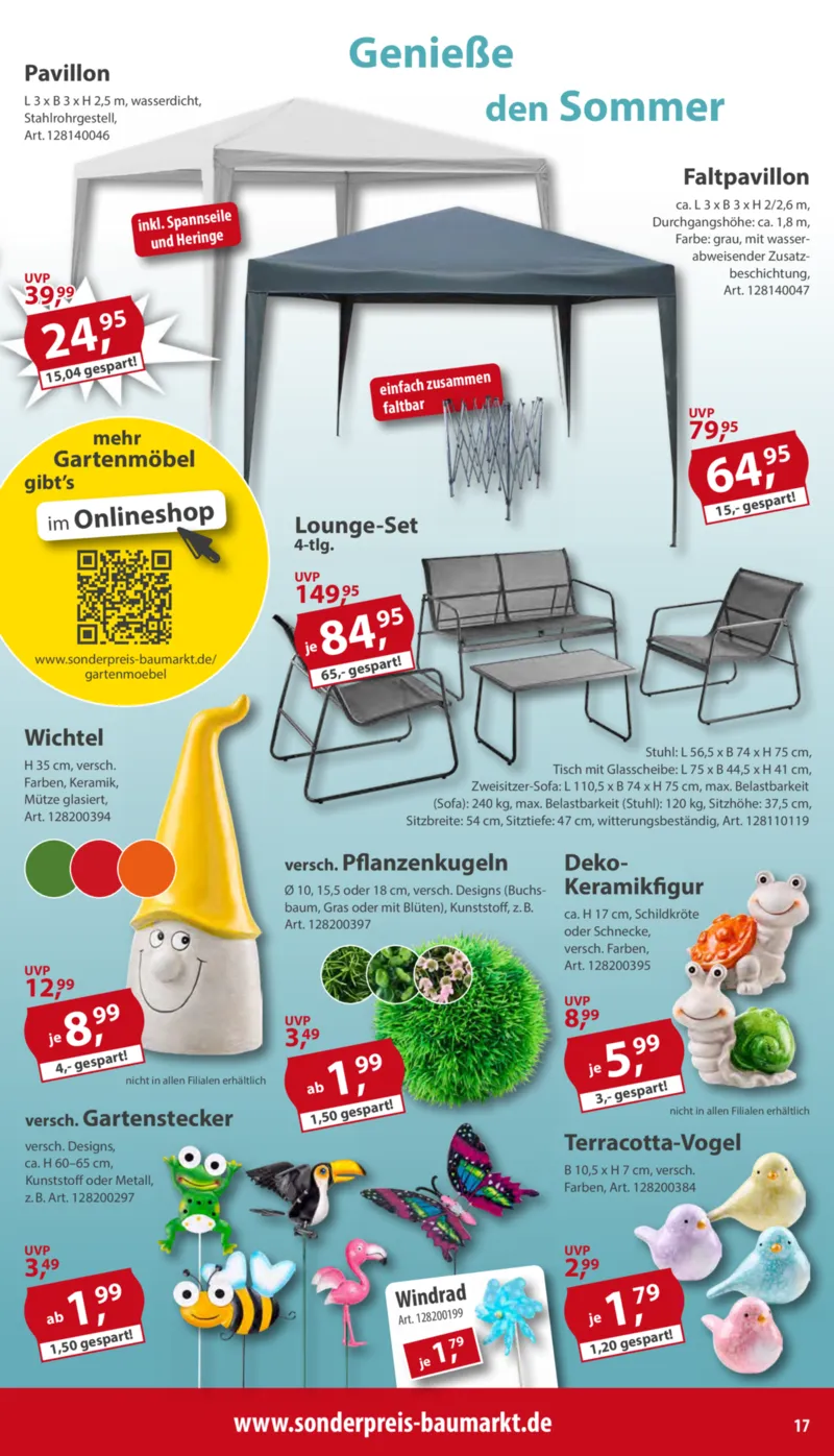 Sonderpreis Baumarkt Prospekt vom 23.05.2026, Seite 17