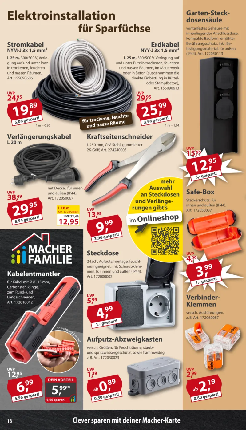 Sonderpreis Baumarkt Prospekt vom 30.05.2026, Seite 18