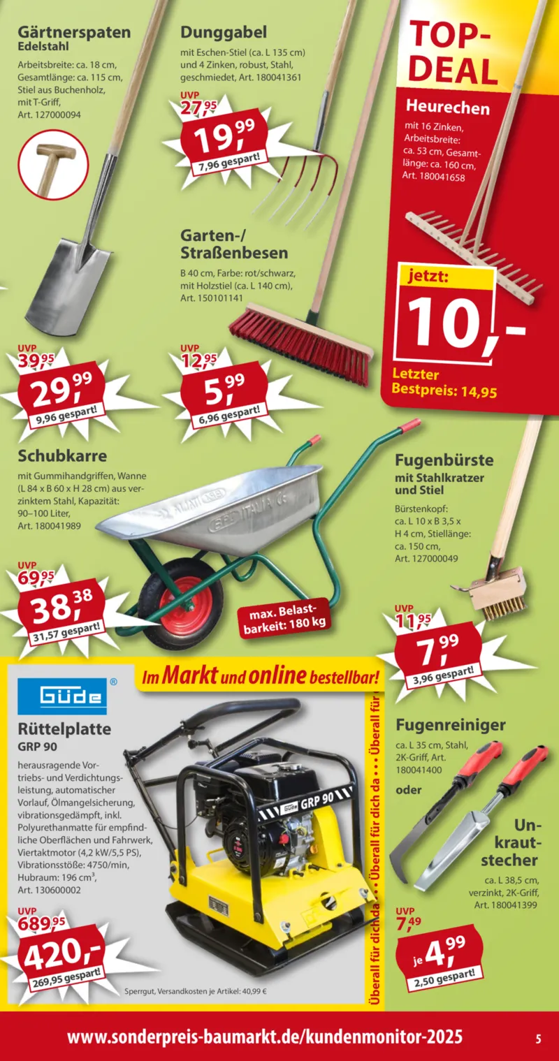 Sonderpreis Baumarkt Prospekt vom 30.05.2026, Seite 5