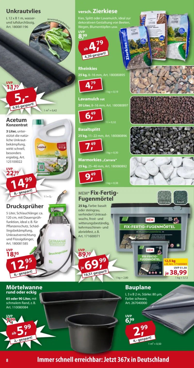 Sonderpreis Baumarkt Prospekt vom 30.05.2026, Seite 8