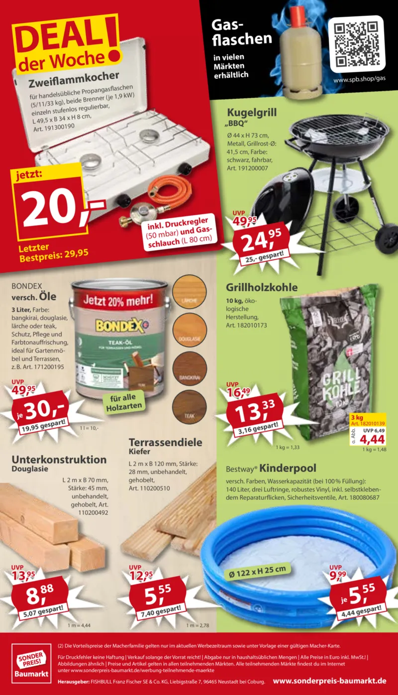Sonderpreis Baumarkt Prospekt vom 06.06.2026, Seite 20