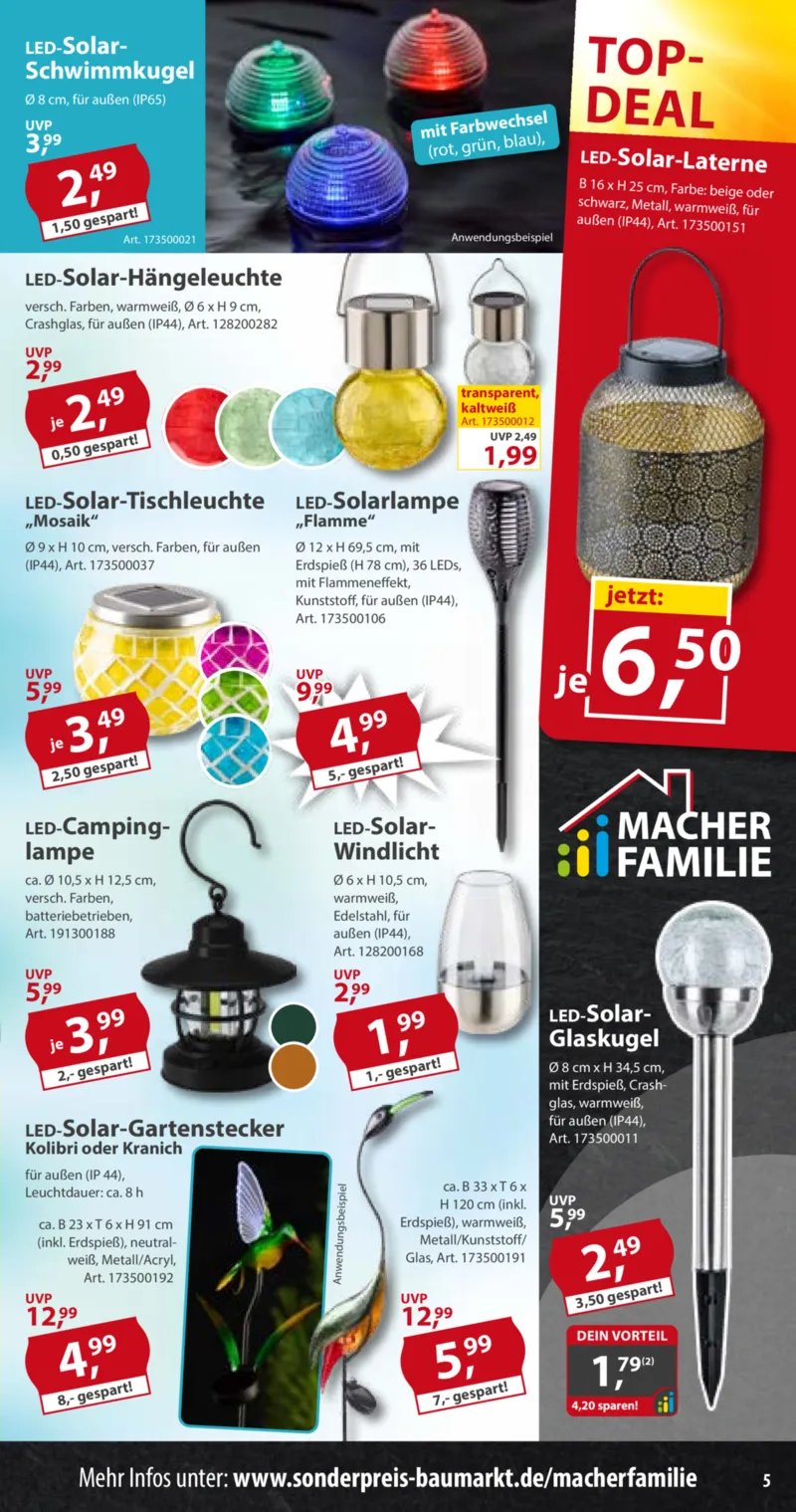 Sonderpreis Baumarkt Prospekt vom 06.06.2026, Seite 5