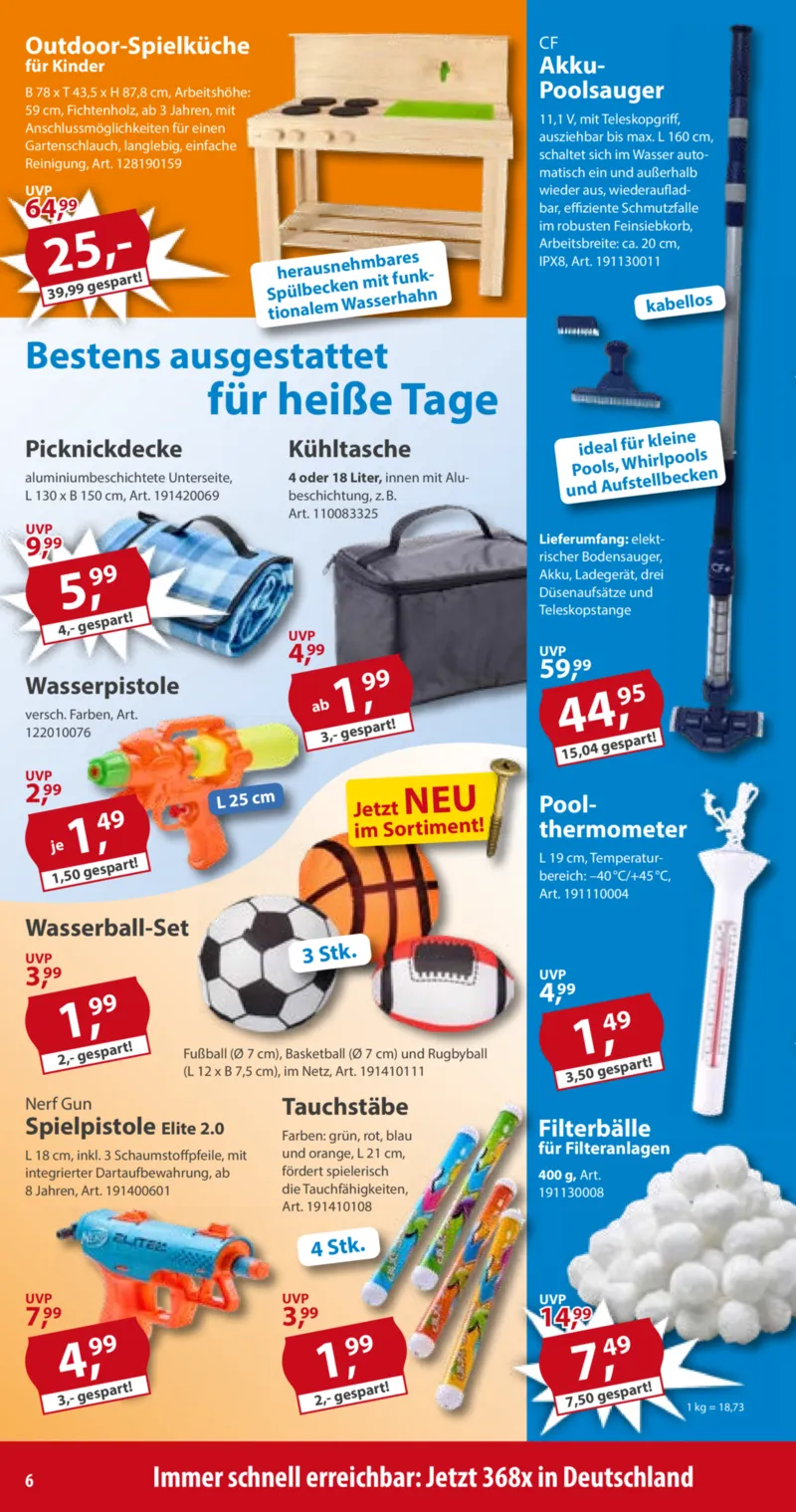 Sonderpreis Baumarkt Prospekt vom 06.06.2026, Seite 6