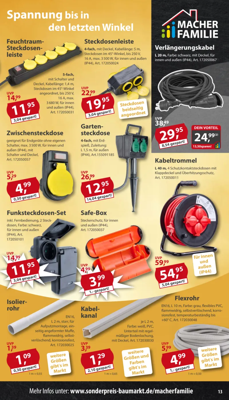 Sonderpreis Baumarkt Prospekt vom 13.06.2026, Seite 13