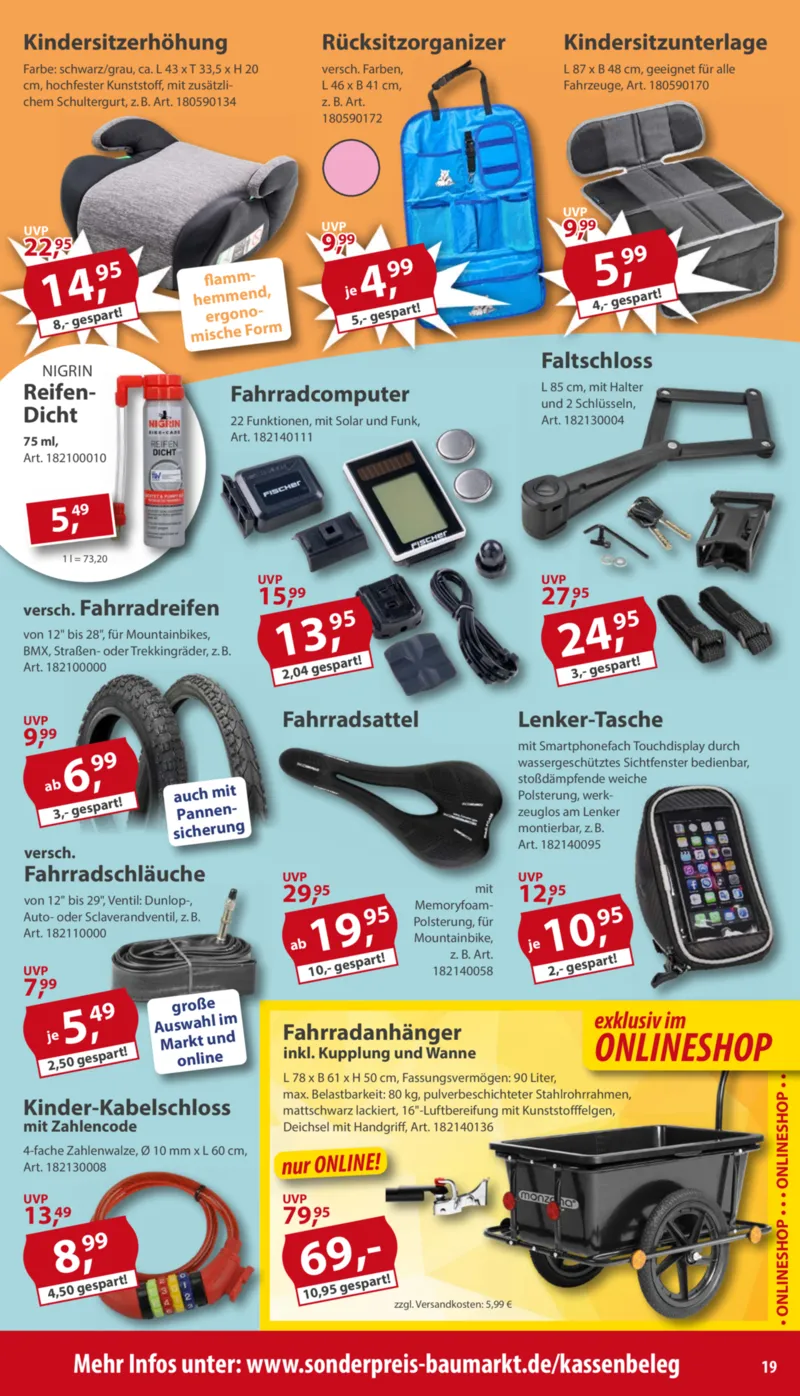 Sonderpreis Baumarkt Prospekt vom 13.06.2026, Seite 19