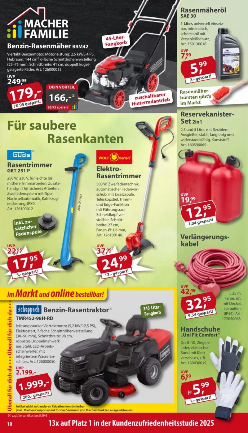 Sonderpreis Baumarkt Prospekt vom 27.06.2026, Seite 10
