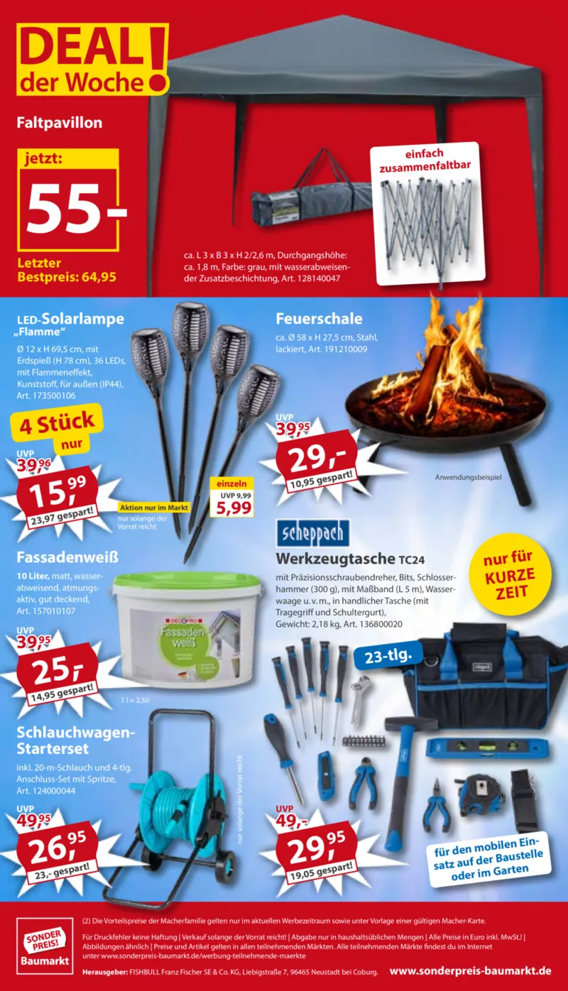 Sonderpreis Baumarkt Prospekt vom 27.06.2026, Seite 16