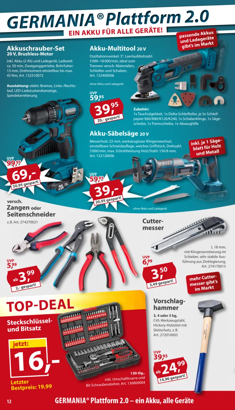 Sonderpreis Baumarkt Prospekt vom 04.07.2026, Seite 12
