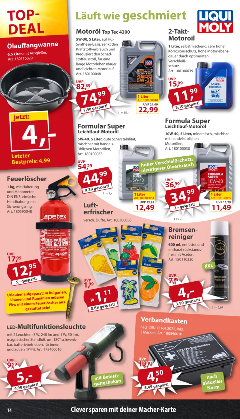 Sonderpreis Baumarkt Prospekt vom 04.07.2026, Seite 14