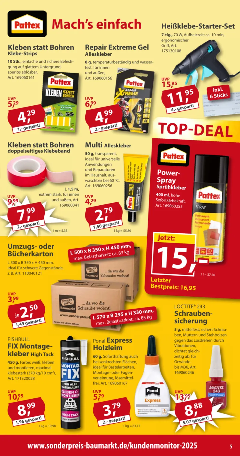 Sonderpreis Baumarkt Prospekt vom 04.07.2026, Seite 5