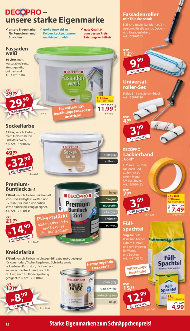 Sonderpreis Baumarkt Prospekt vom 18.07.2026, Seite 12