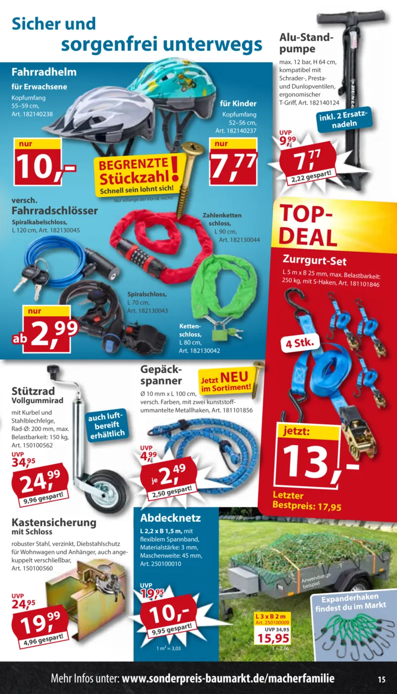 Sonderpreis Baumarkt Prospekt vom 18.07.2026, Seite 15