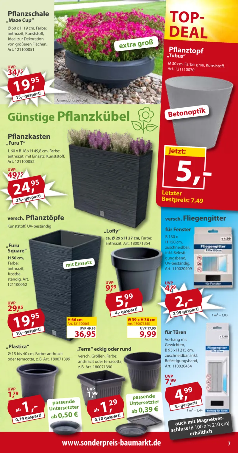 Sonderpreis Baumarkt Prospekt vom 18.07.2026, Seite 7