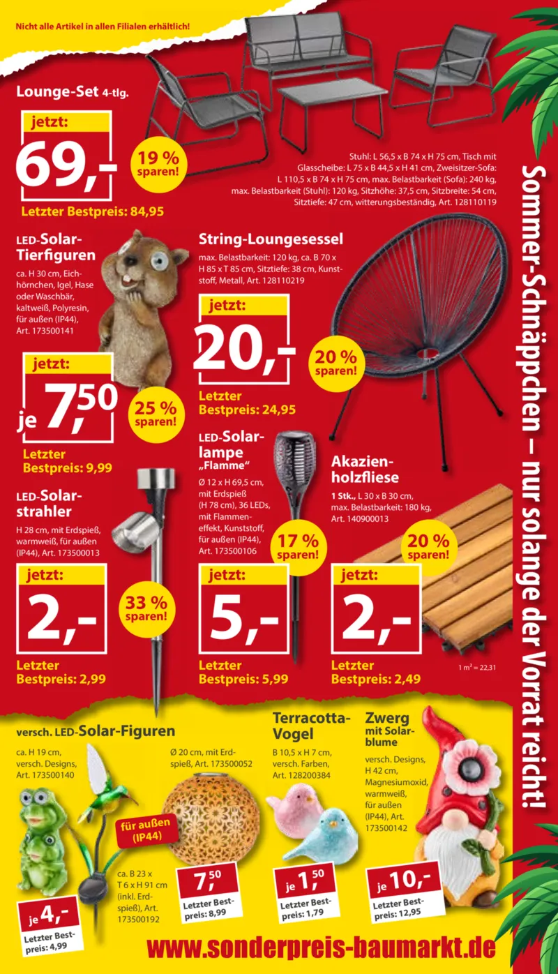 Sonderpreis Baumarkt Prospekt vom 18.07.2026, Seite 9