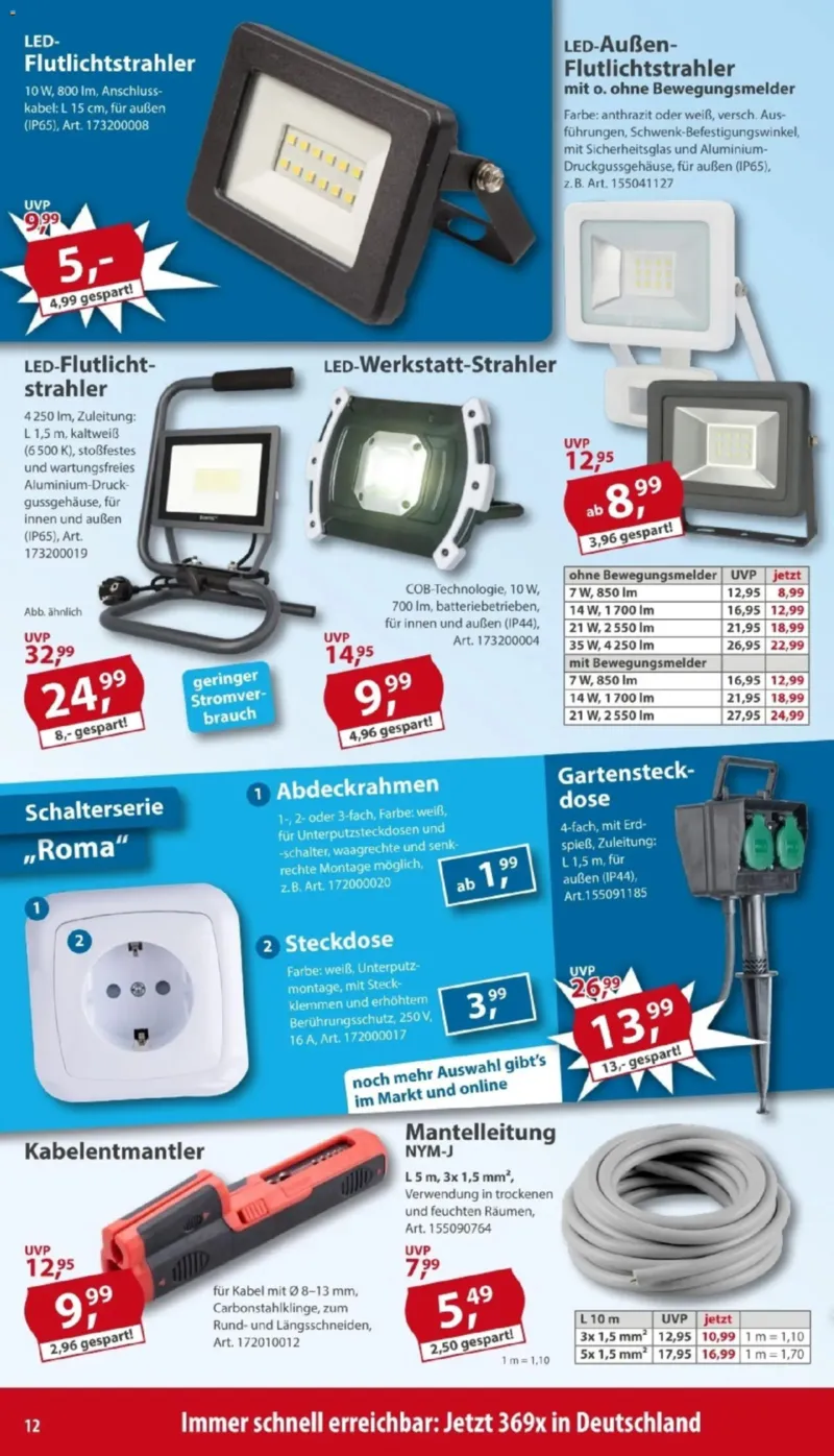 Sonderpreis Baumarkt Prospekt vom 01.08.2026, Seite 12