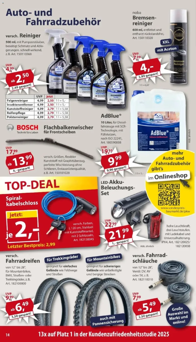 Sonderpreis Baumarkt Prospekt vom 01.08.2026, Seite 14