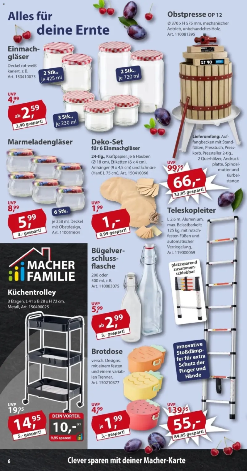 Sonderpreis Baumarkt Prospekt vom 01.08.2026, Seite 6