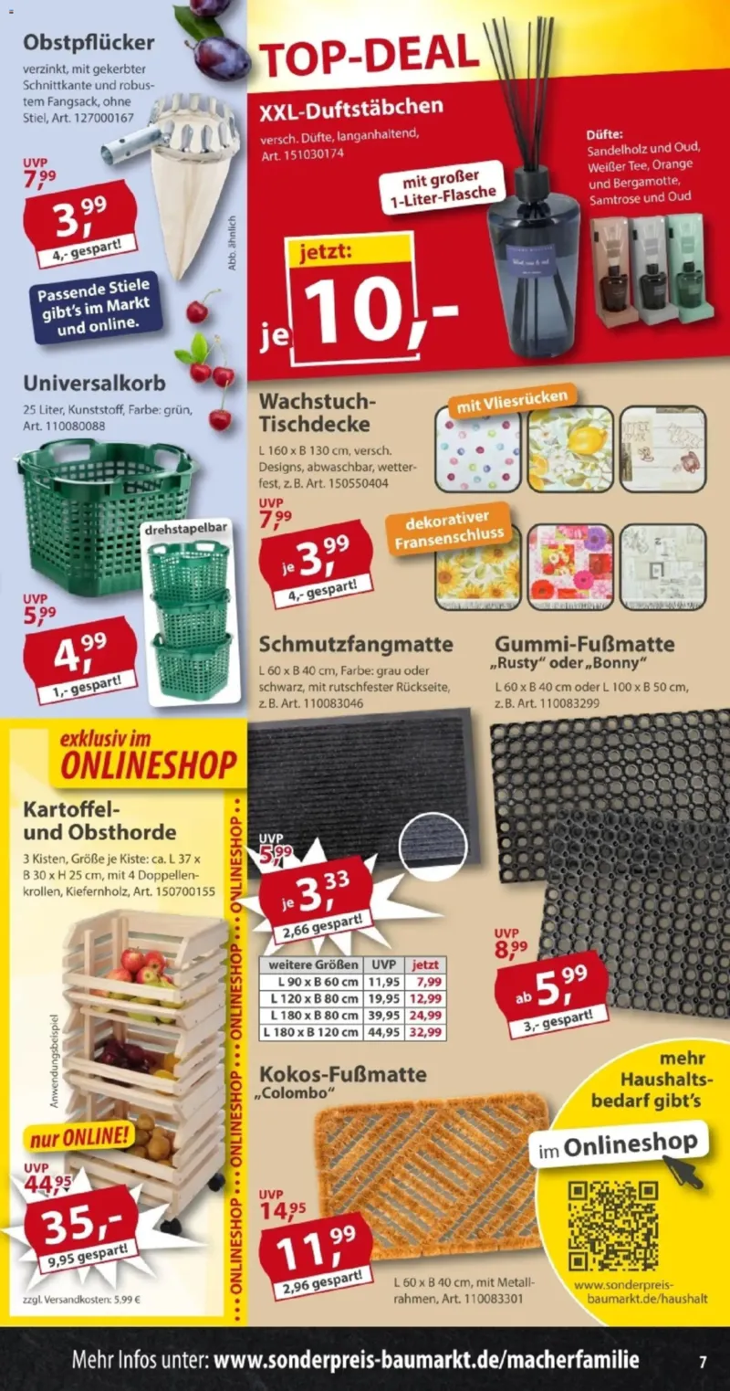 Sonderpreis Baumarkt Prospekt vom 01.08.2026, Seite 7