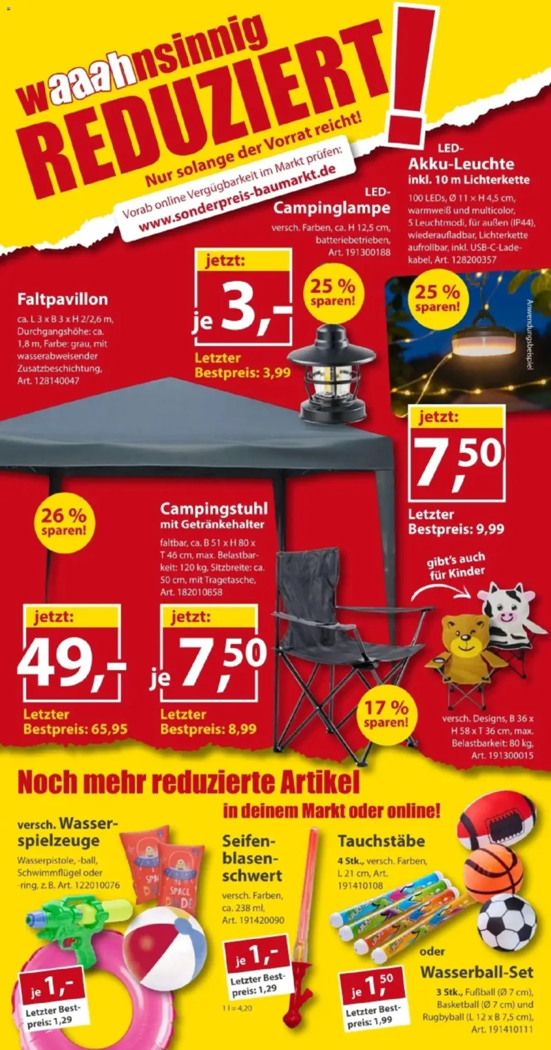 Sonderpreis Baumarkt Prospekt vom 01.08.2026, Seite 8