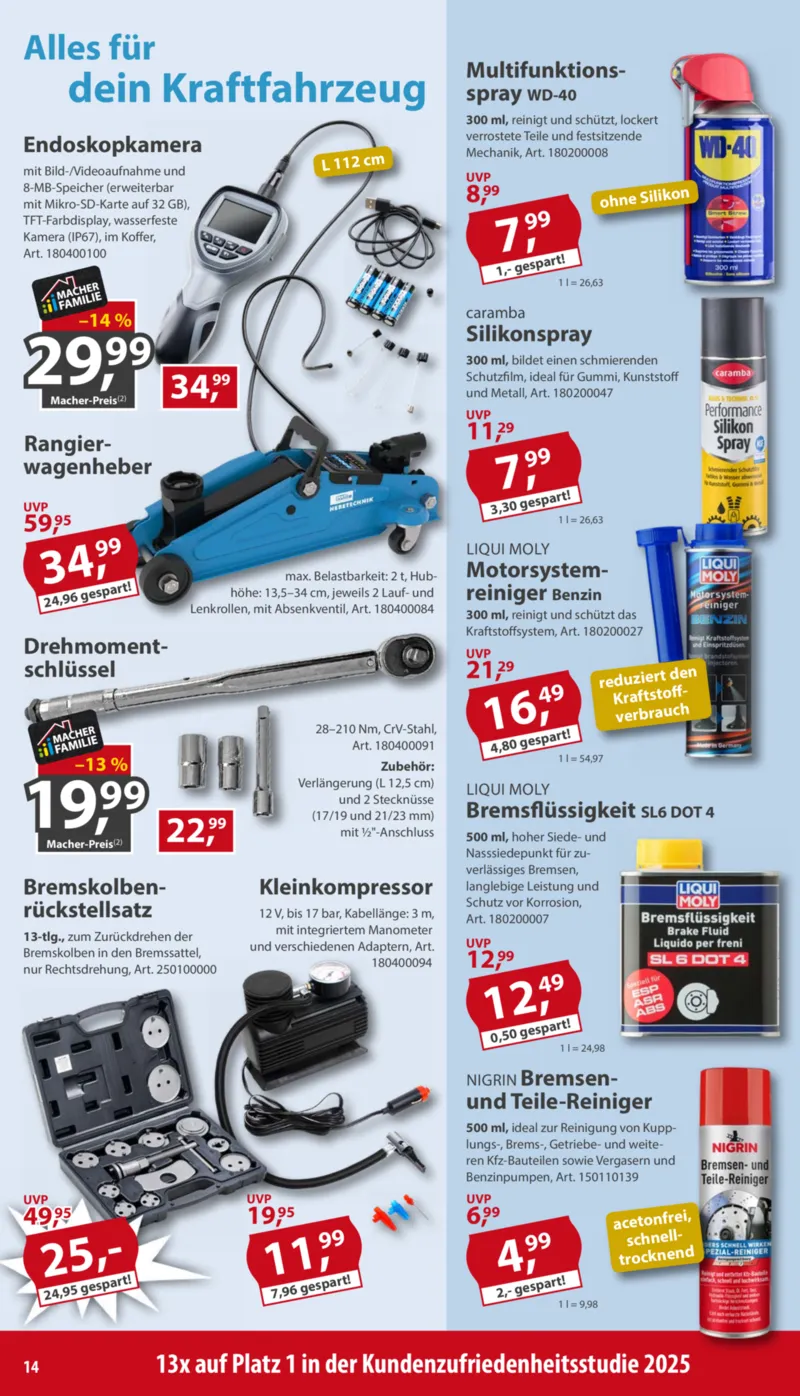 Sonderpreis Baumarkt Prospekt vom 15.08.2026, Seite 14