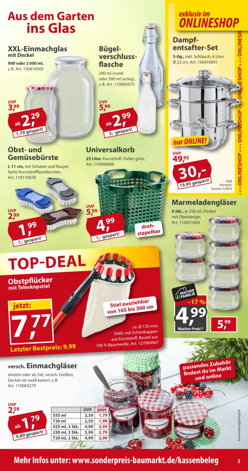 Sonderpreis Baumarkt Prospekt vom 15.08.2026, Seite 3