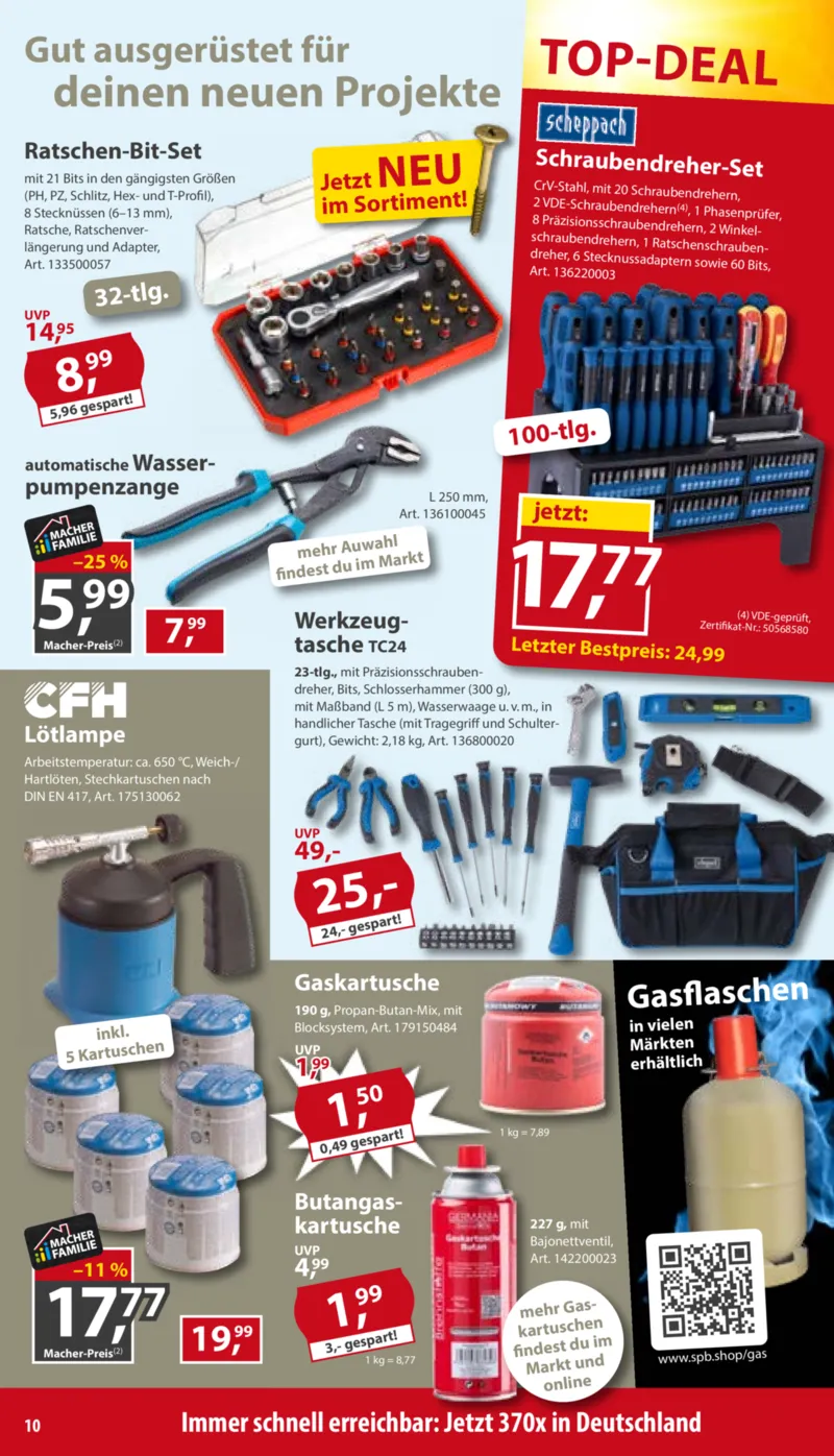 Sonderpreis Baumarkt Prospekt vom 29.08.2026, Seite 10