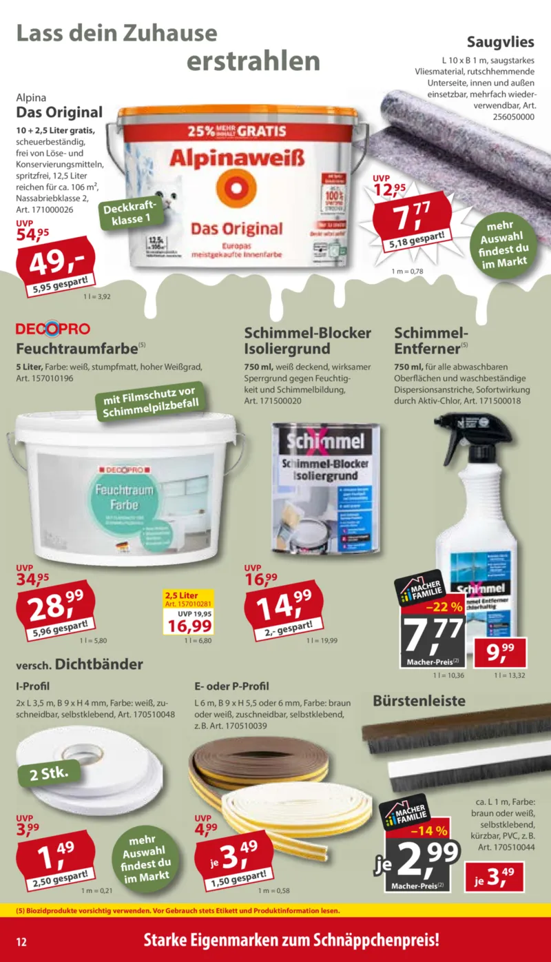 Sonderpreis Baumarkt Prospekt vom 29.08.2026, Seite 12