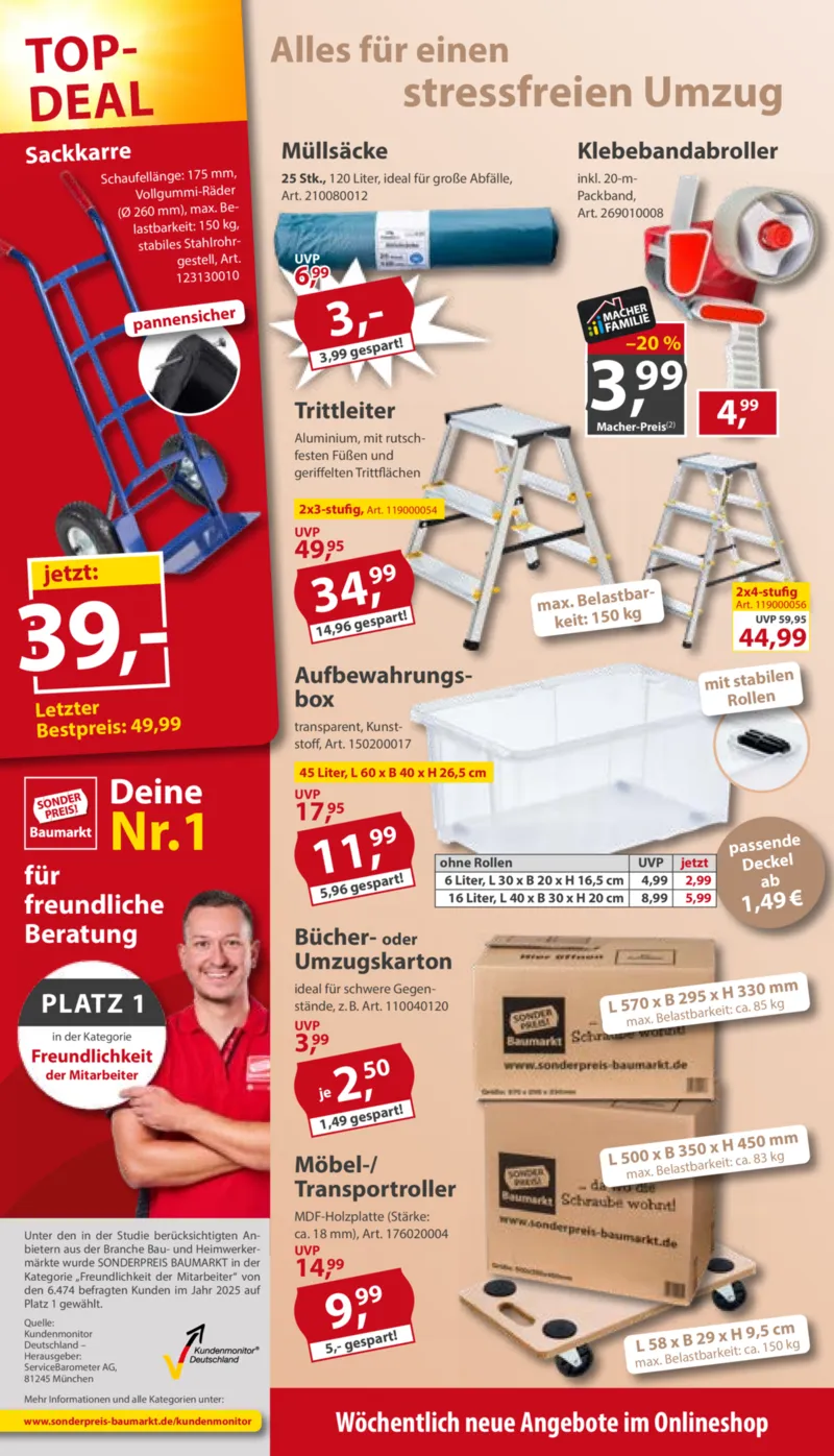 Sonderpreis Baumarkt Prospekt vom 29.08.2026, Seite 14