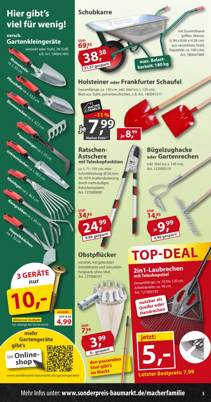 Sonderpreis Baumarkt Prospekt vom 29.08.2026, Seite 5