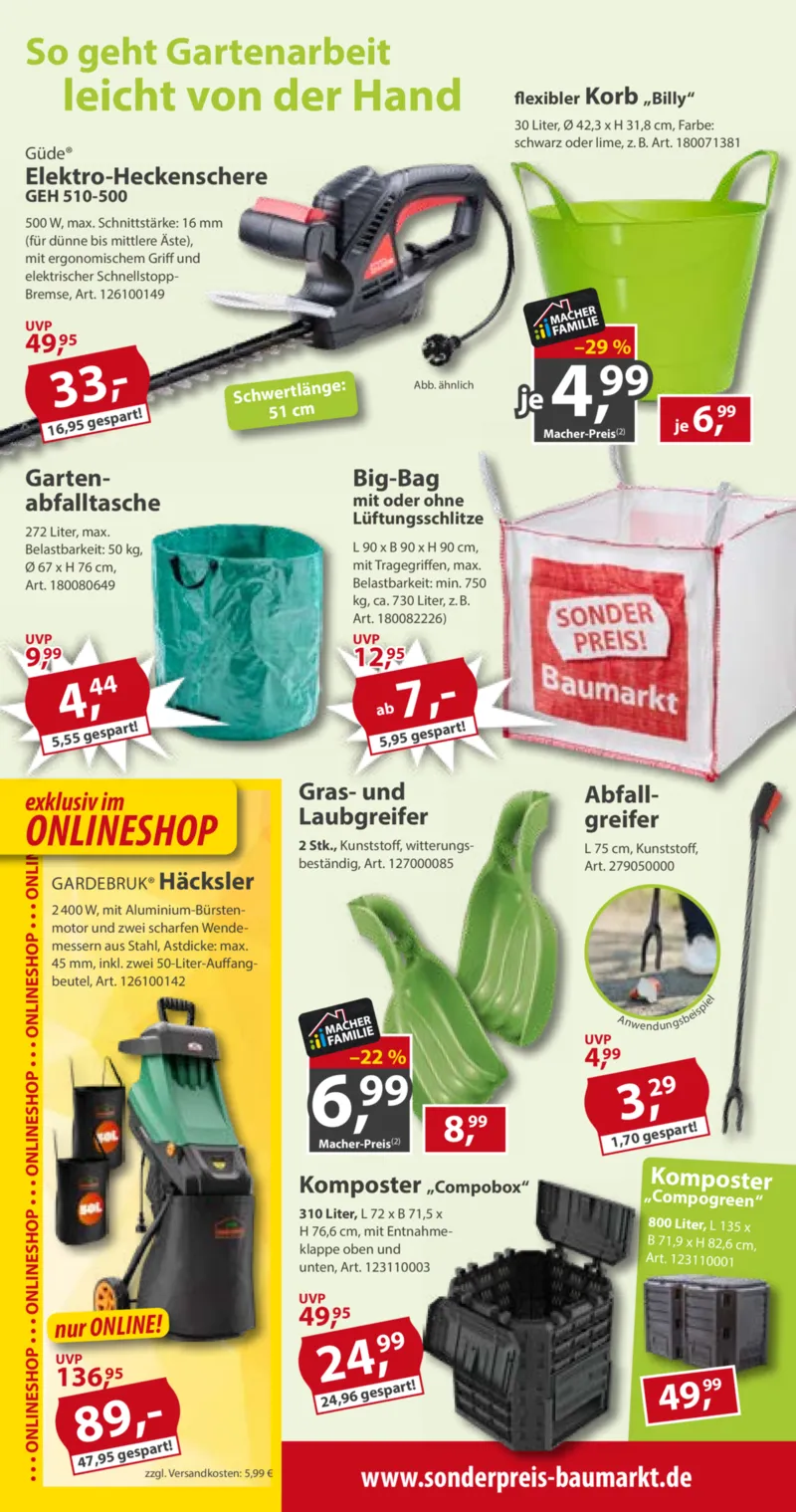 Sonderpreis Baumarkt Prospekt vom 29.08.2026, Seite 6