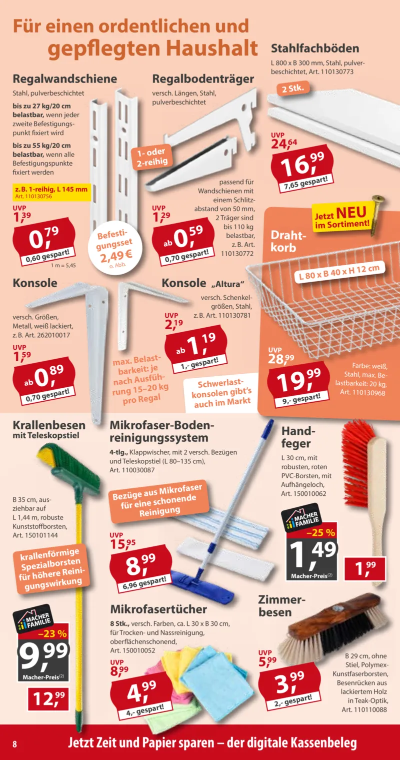 Sonderpreis Baumarkt Prospekt vom 29.08.2026, Seite 8