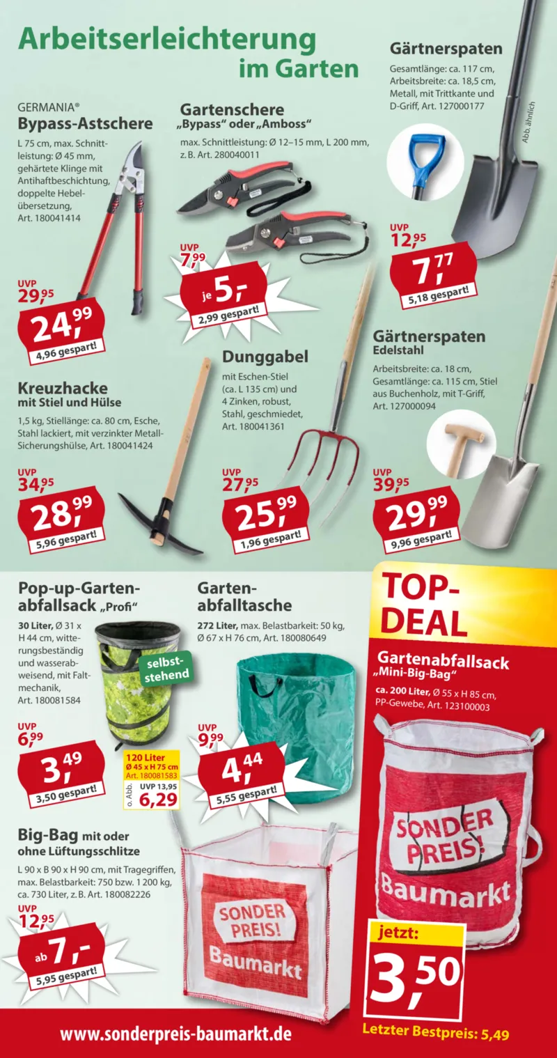 Sonderpreis Baumarkt Prospekt vom 12.09.2026, Seite 7