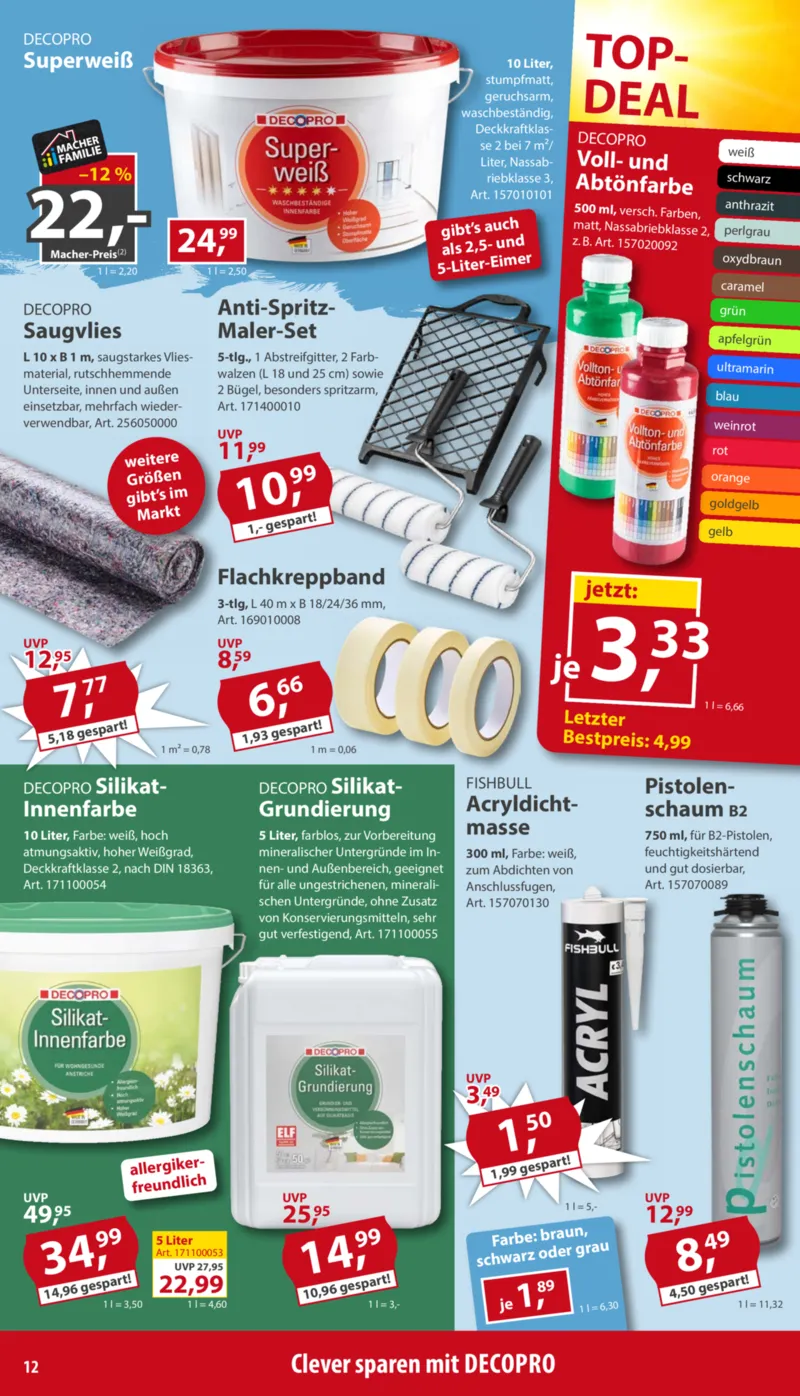 Sonderpreis Baumarkt Prospekt vom 26.09.2026, Seite 12