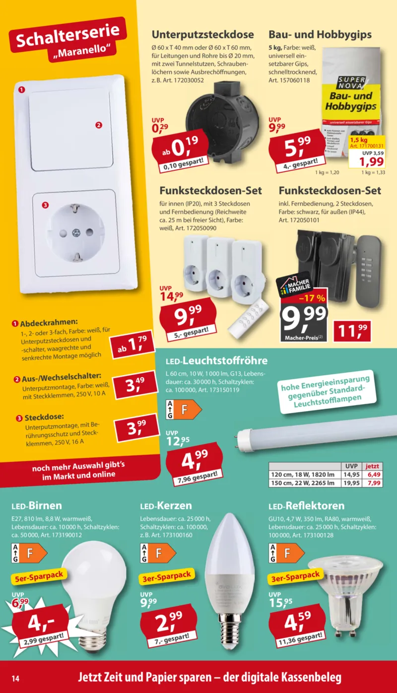 Sonderpreis Baumarkt Prospekt vom 26.09.2026, Seite 14
