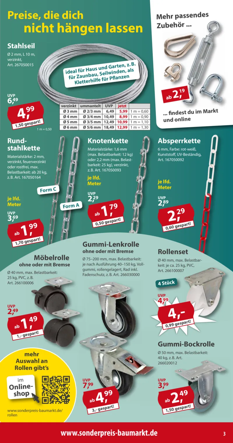 Sonderpreis Baumarkt Prospekt vom 26.09.2026, Seite 3