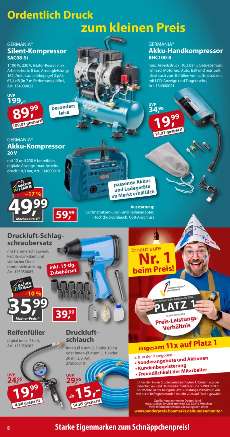 Sonderpreis Baumarkt Prospekt vom 26.09.2026, Seite 8