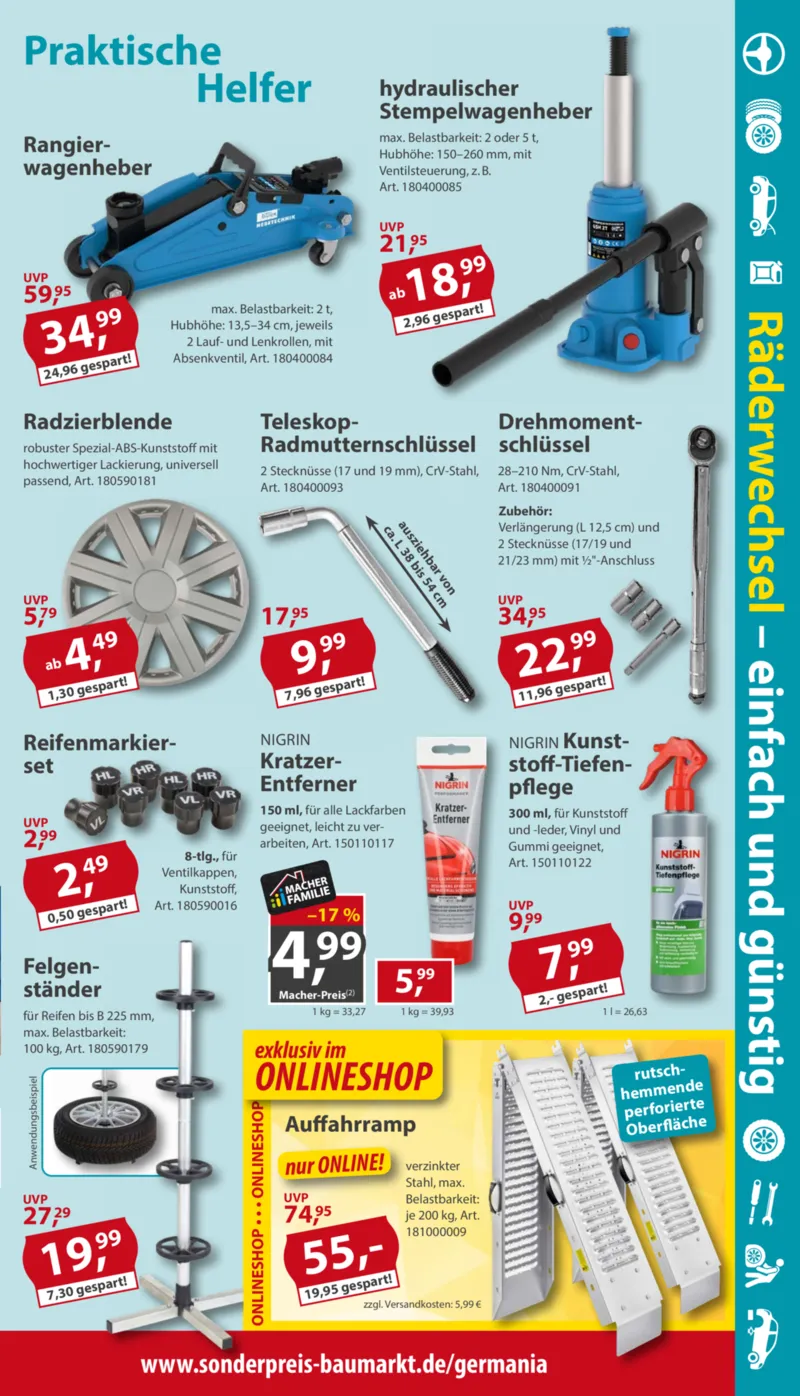 Sonderpreis Baumarkt Prospekt vom 26.09.2026, Seite 9