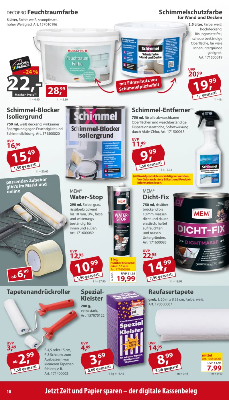 Sonderpreis Baumarkt Prospekt vom 03.10.2026, Seite 10