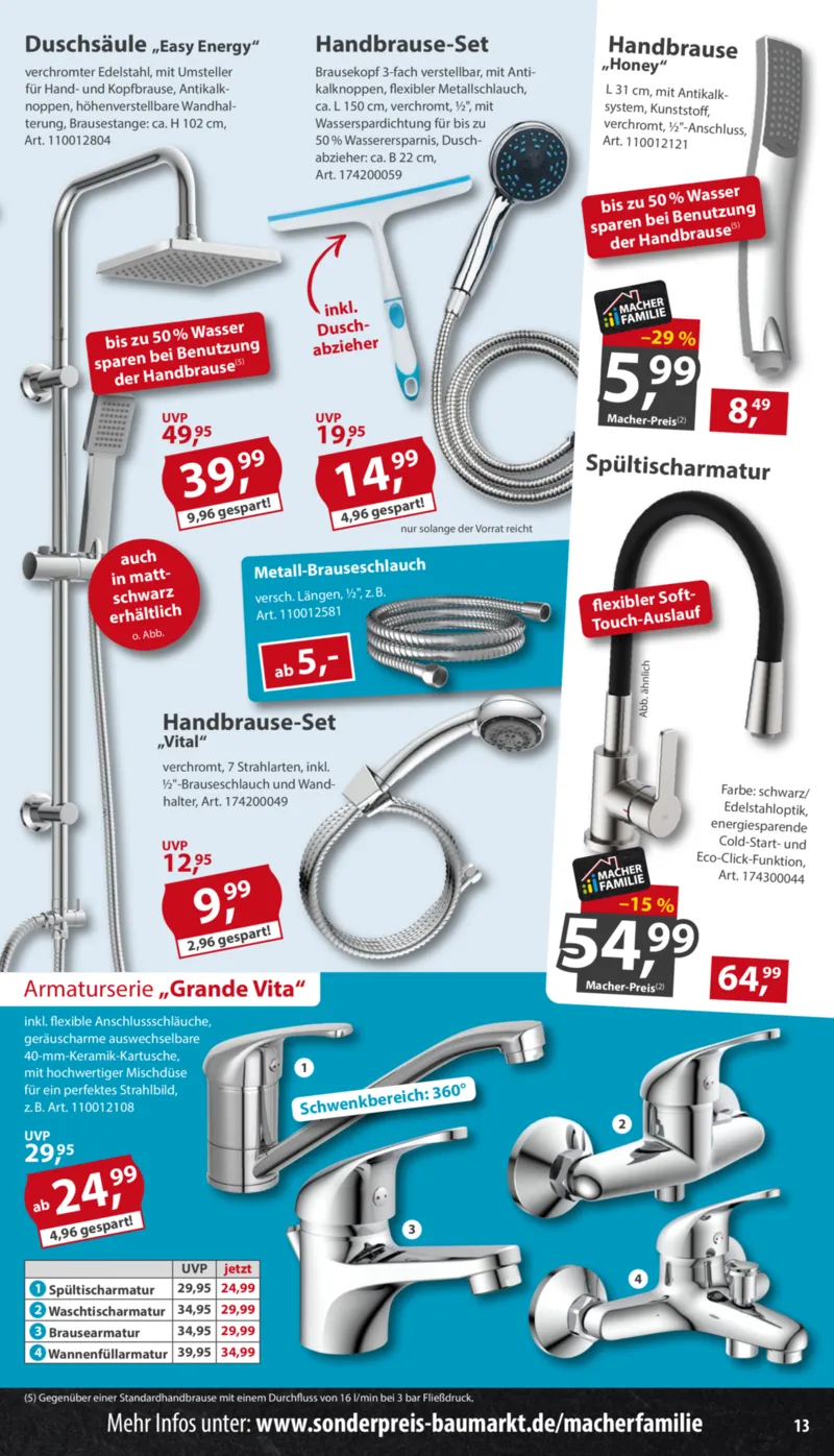 Sonderpreis Baumarkt Prospekt vom 03.10.2026, Seite 13