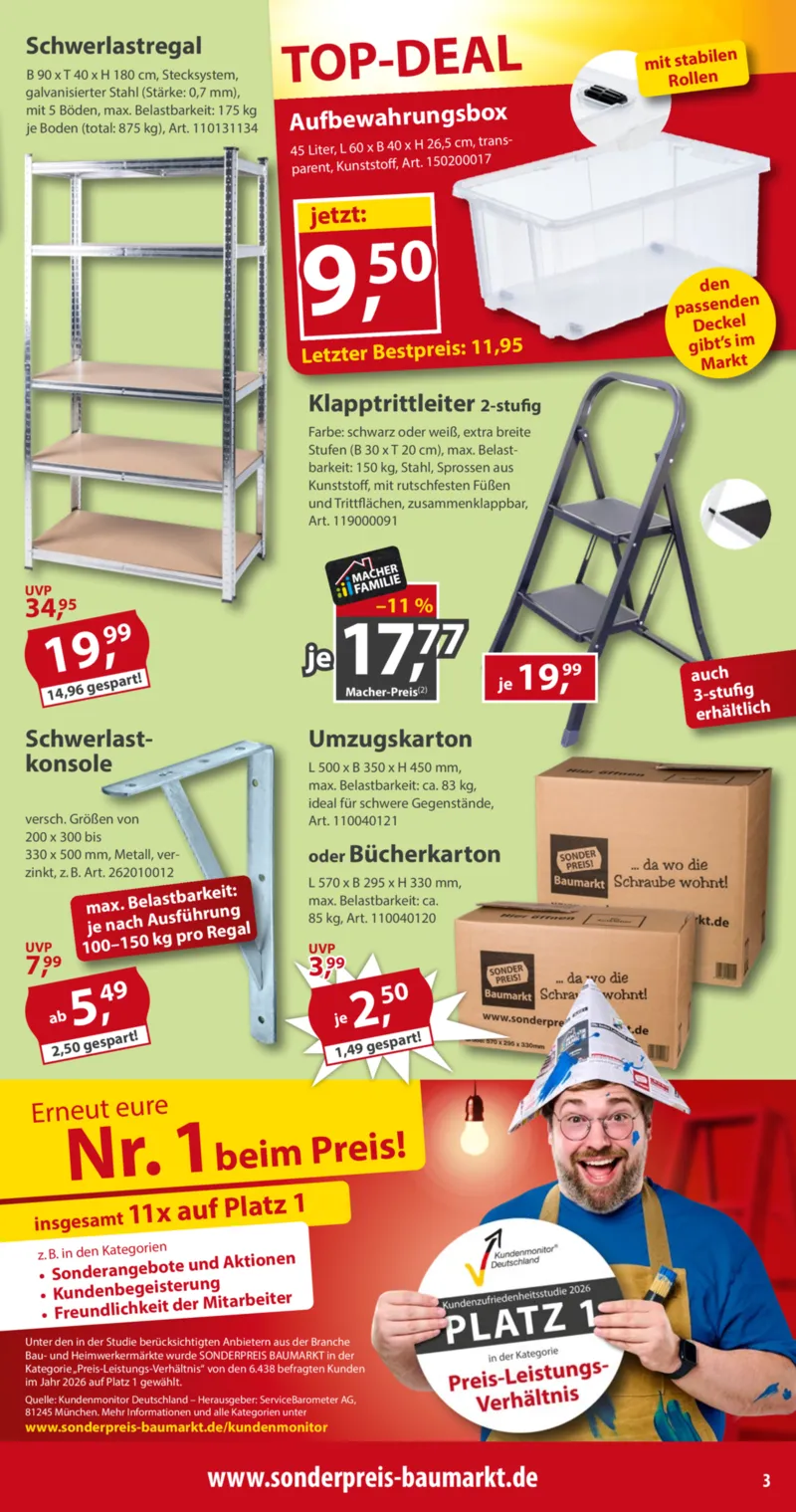 Sonderpreis Baumarkt Prospekt vom 03.10.2026, Seite 3