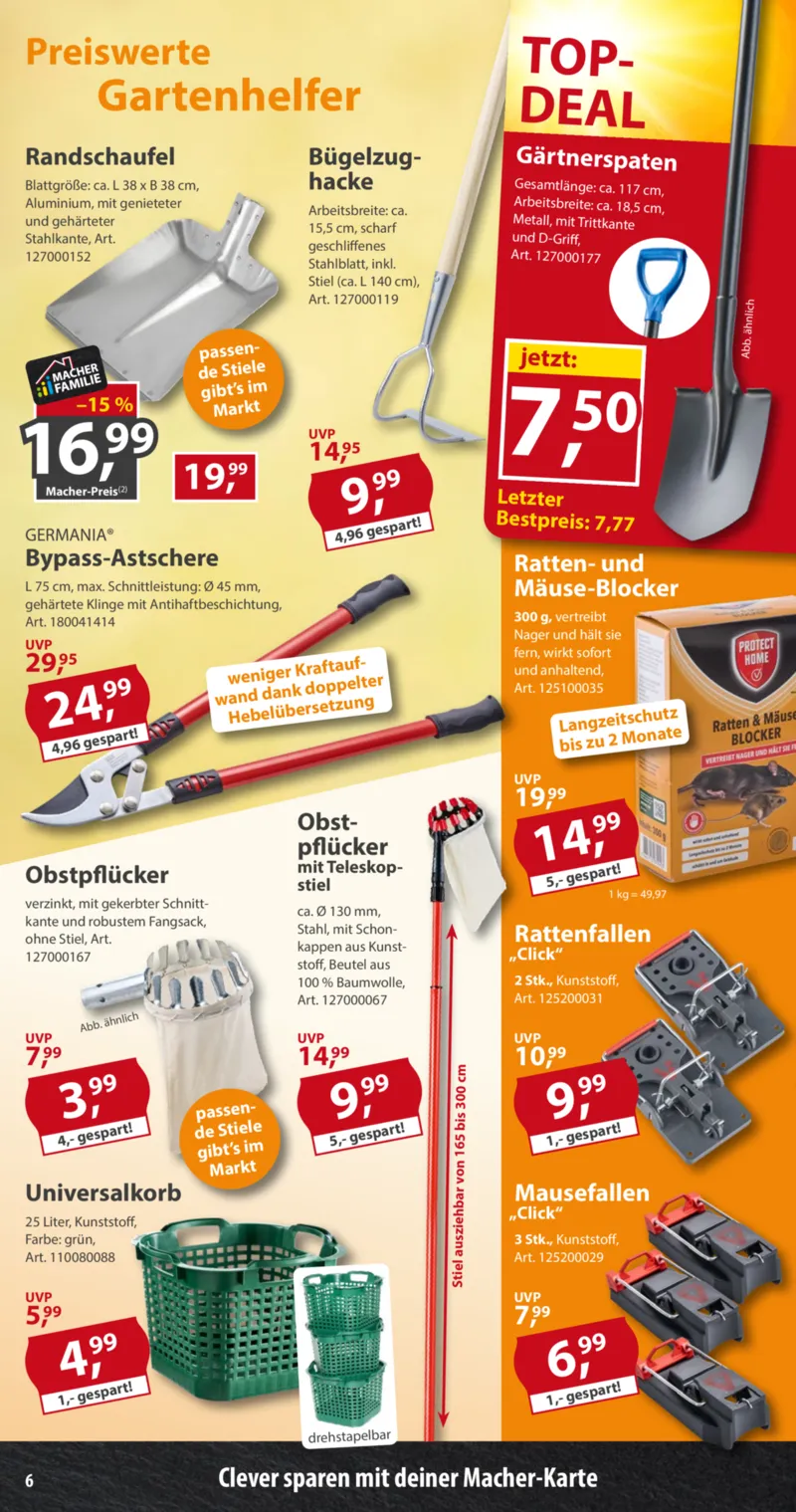 Sonderpreis Baumarkt Prospekt vom 03.10.2026, Seite 6