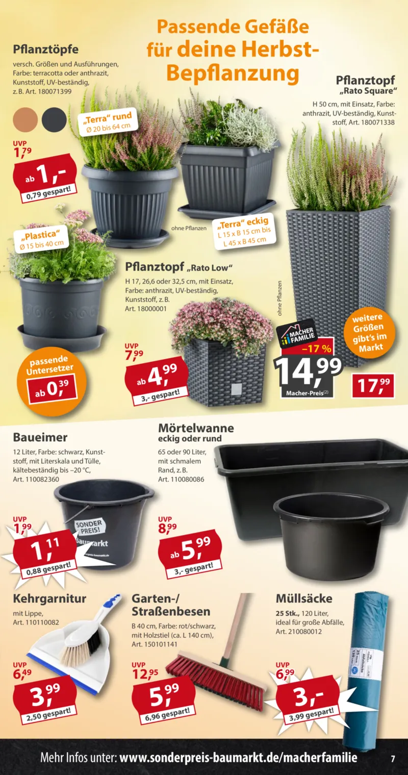 Sonderpreis Baumarkt Prospekt vom 03.10.2026, Seite 7