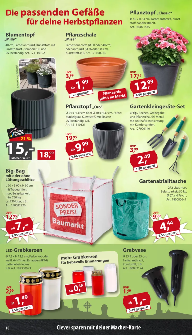 Sonderpreis Baumarkt Prospekt vom 17.10.2026, Seite 10