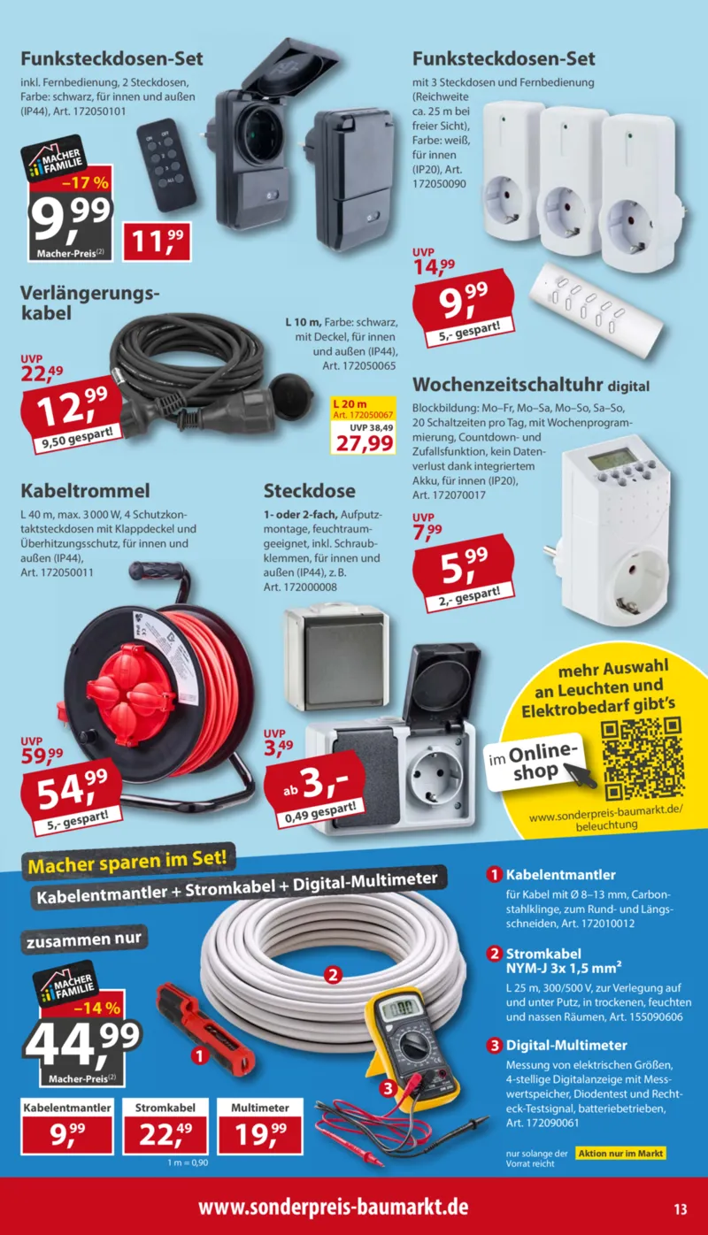 Sonderpreis Baumarkt Prospekt vom 17.10.2026, Seite 13