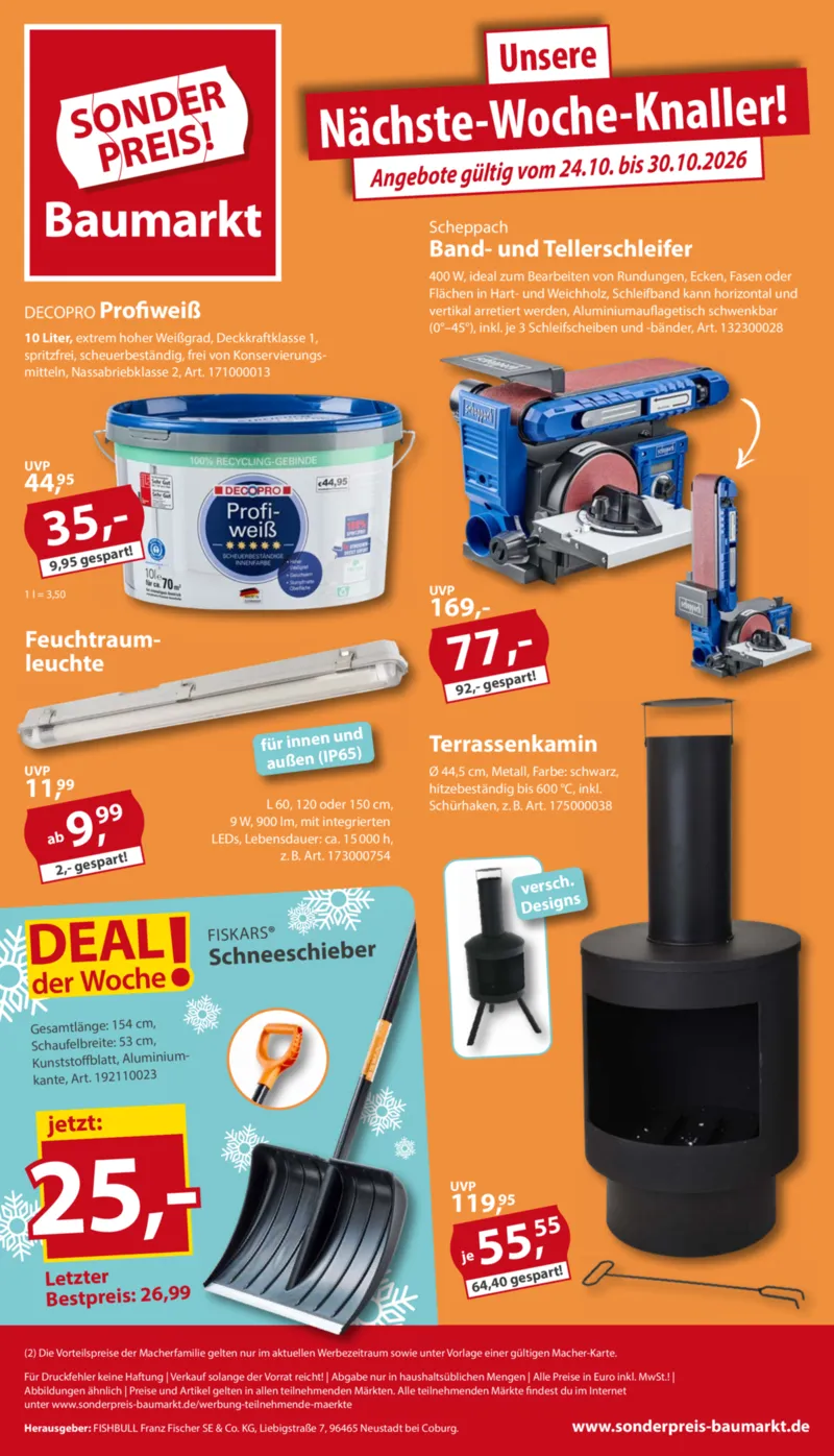 Sonderpreis Baumarkt Prospekt vom 17.10.2026, Seite 16