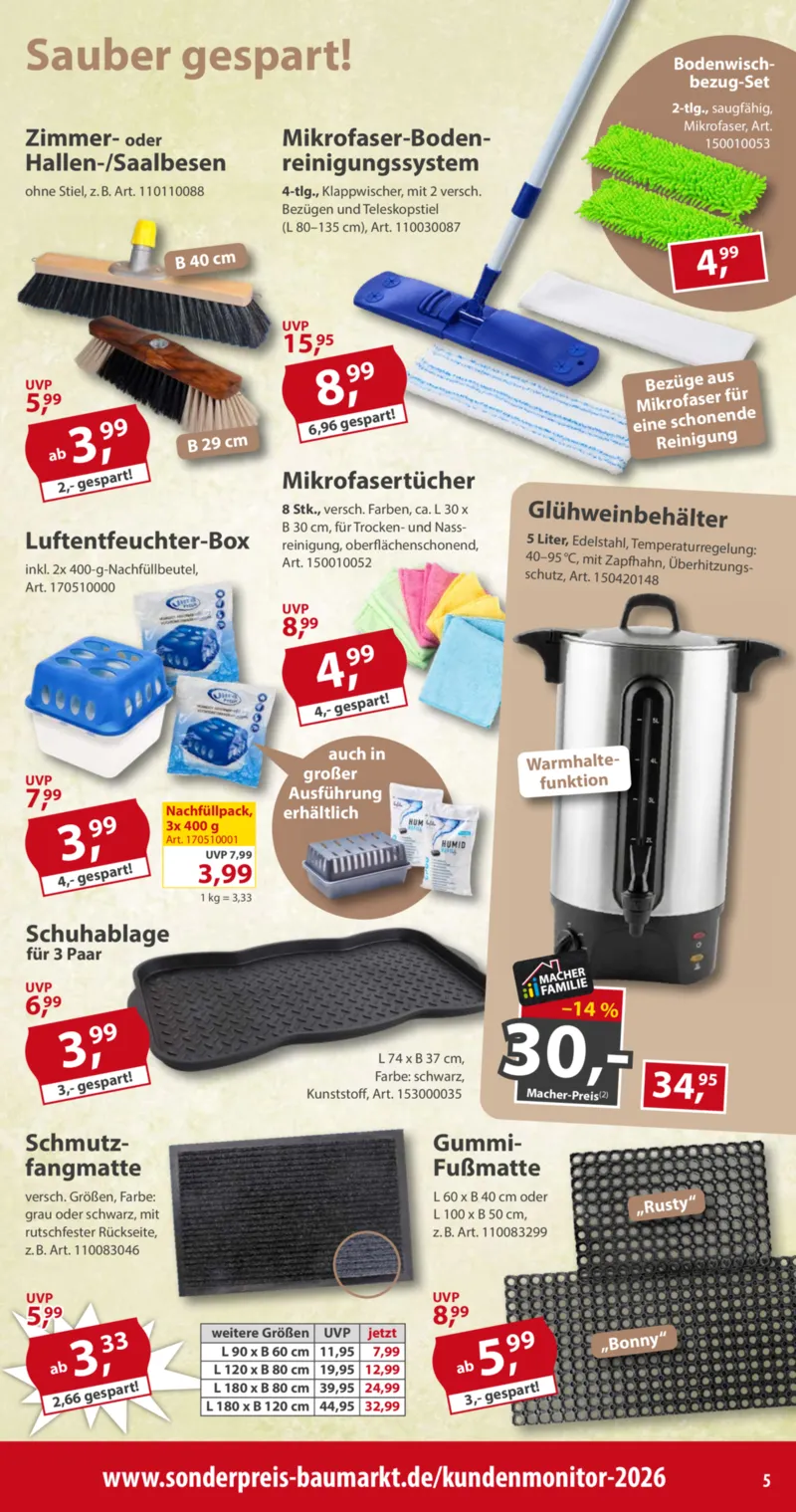 Sonderpreis Baumarkt Prospekt vom 17.10.2026, Seite 5