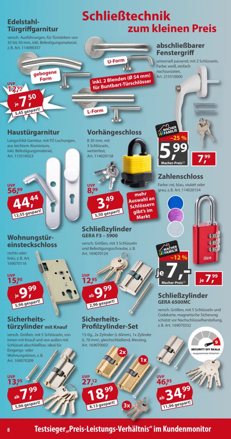 Sonderpreis Baumarkt Prospekt vom 17.10.2026, Seite 8