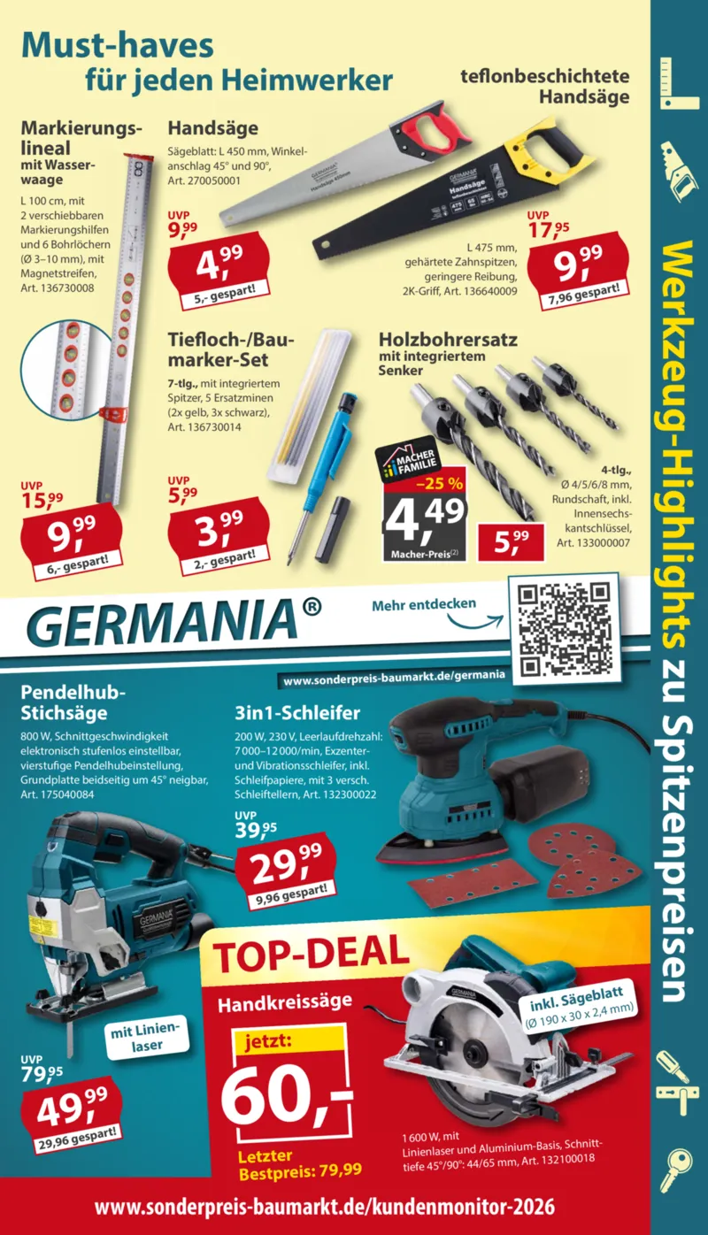 Sonderpreis Baumarkt Prospekt vom 17.10.2026, Seite 9