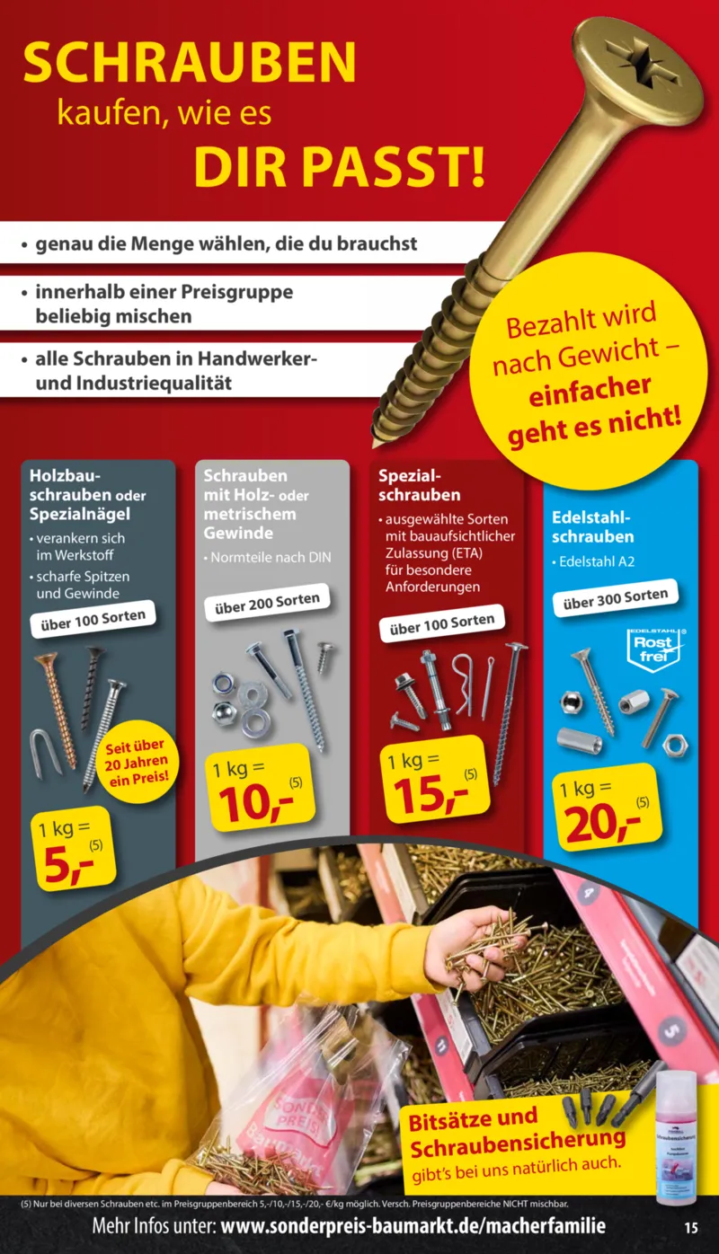 Sonderpreis Baumarkt Prospekt vom 31.10.2026, Seite 15